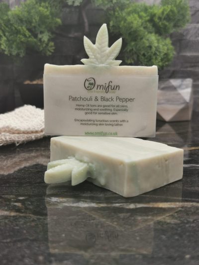 18-Omifun Soap Patchouli & Black Pepper