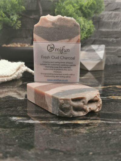 20-Omifun Soap Fresh Oud Charcoal