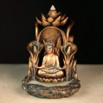 61Gg1fS731L._AC_SL1200_ Thai Buddha Lotus Backflow Incense Burner