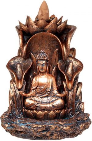 Thai Buddha Lotus Backflow Incense Burner