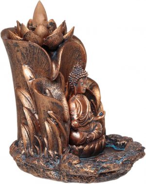 Thai Buddha Lotus Backflow Incense Burner