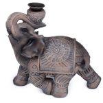 BACK52_001_1655733249 Peace of the East Wood Effect Elephant Backflow Incense Burner