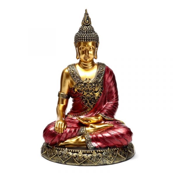 BUD385_002_1722006974 Red & Gold Thai Buddha Contemplatio