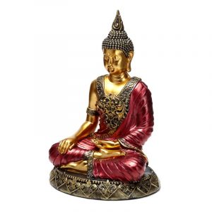 BUD385_003_1722006974 Red & Gold Thai Buddha Contemplatio