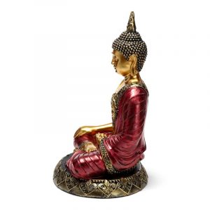 BUD385_004_1722006974 Red & Gold Thai Buddha Contemplatio