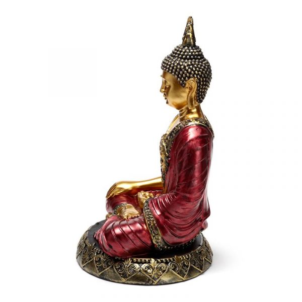 BUD385_004_1722006974 Red & Gold Thai Buddha Contemplatio