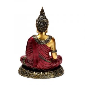 BUD385_005_1722006974 Red & Gold Thai Buddha Contemplatio