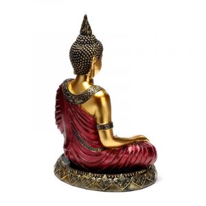 BUD385_006_1722006974 Red & Gold Thai Buddha Contemplatio