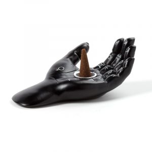 Mantric Tarot Hand Palm Incense Cone Burner Dish
