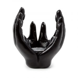 Mantric Tarot Hands Palms Open Incense Cone Burner