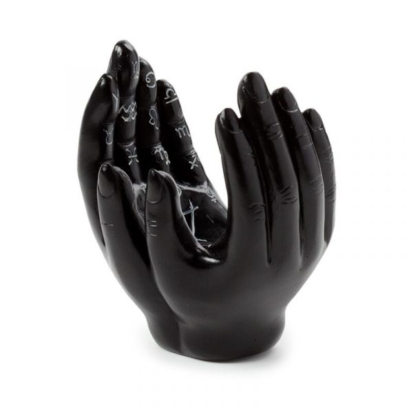 MANT09_007_1688122107 Mantric Tarot Hands Palms Open Incense Cone Burner