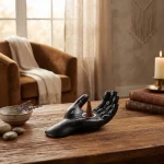 Mantric Tarot Hand Palm Incense Cone Burner Dish