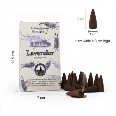 Stamford Backflow Incense Cones Lavender