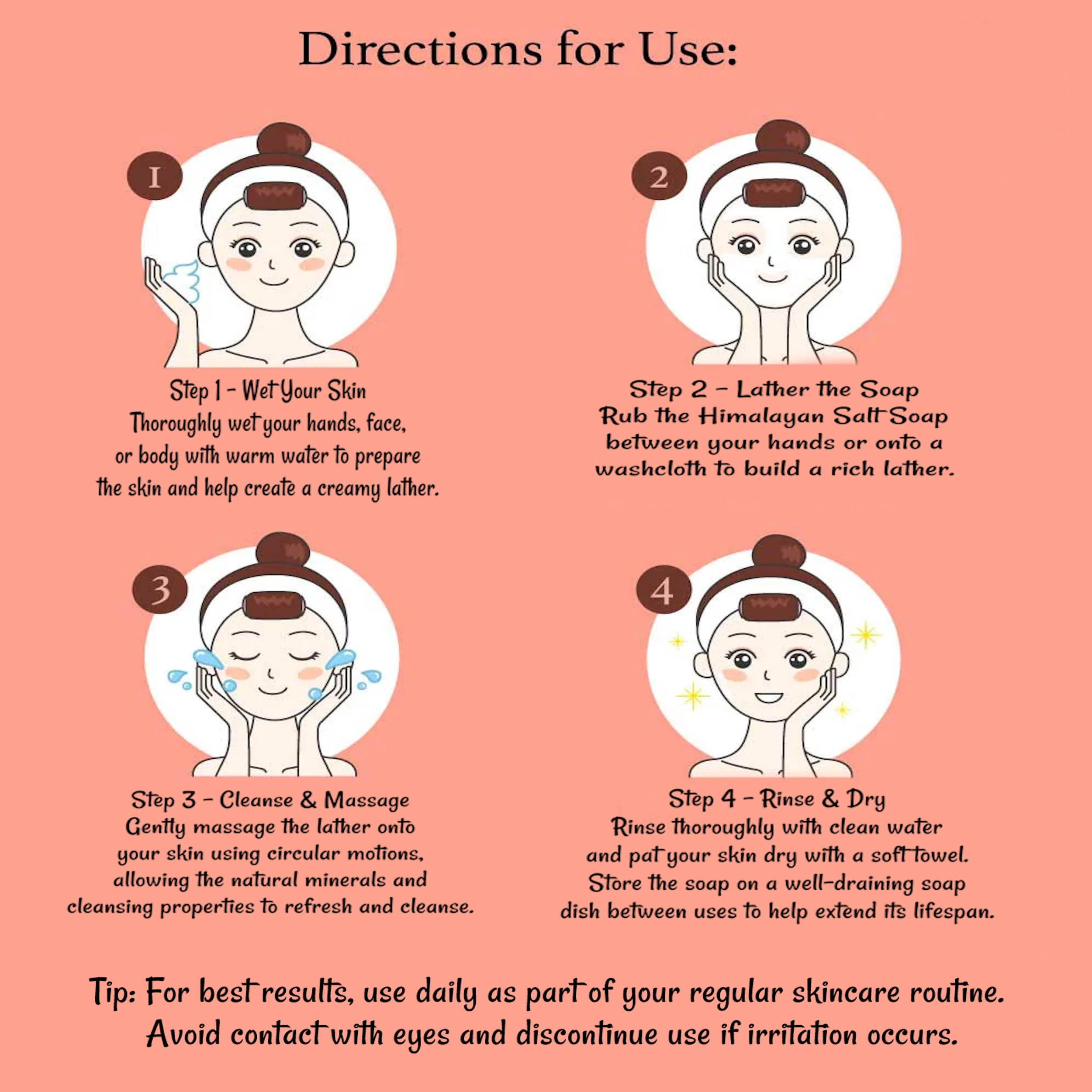 Handmade natural soap directions